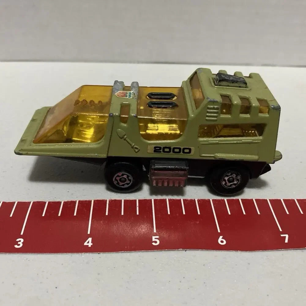 Lot Of Four Vintage Toy Cars Ambulance Truck Sportscar Futuristic Vehicle